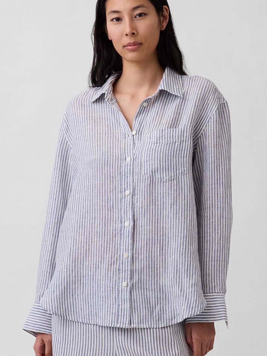 Gap Oversized Linen Shirt